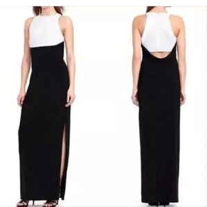 Lauren By Ralph Lauren Maxi Dress Women's 10 Sequin Bodice Cutout Back Evening